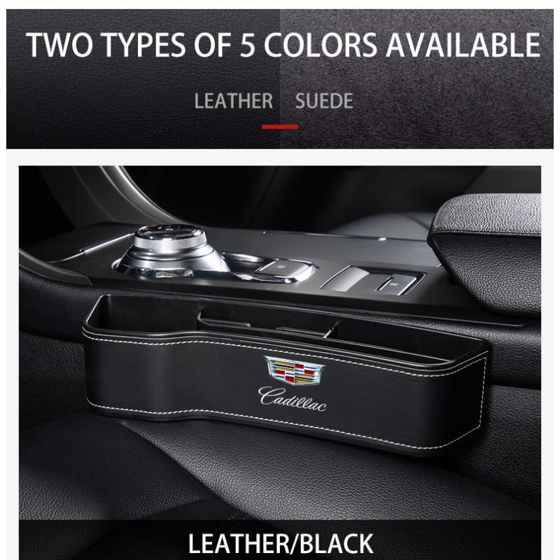 Autositz-Organizer Sitzspalt-Aufbewahrungsbox Multifunktions-Spalt-Füller-Halter für Cadillac Escalade Tiburon Deville Seville XT5 XTS CTS BLS SLS DTS