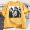 Camiseta Pedro Pascal Daddy Unisex MUJERES Vintage 90s Camiseta Gráfica Algodón Manga Corta Cuello Redondo Streetwear Ropa Unisex Y2k Tops