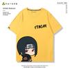 Childrens Tshirt Cartoon Naruto Sasuke Naruto QVersion Anime Peripheral Printed Parent Child Wear Pure Cotton Fashion Tshirt