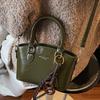 2025 New Temperament Retro Solid Color Fashion Bucket Bag Simple Handbag Casual Shoulder Messenger Women's Bag