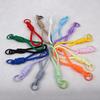 2Pcs Braided Rope Pendant Lightweight High-Elastic Keychain Holder with Reinforced Knot Design Macaron Color Mobile Phone Case Lanyard