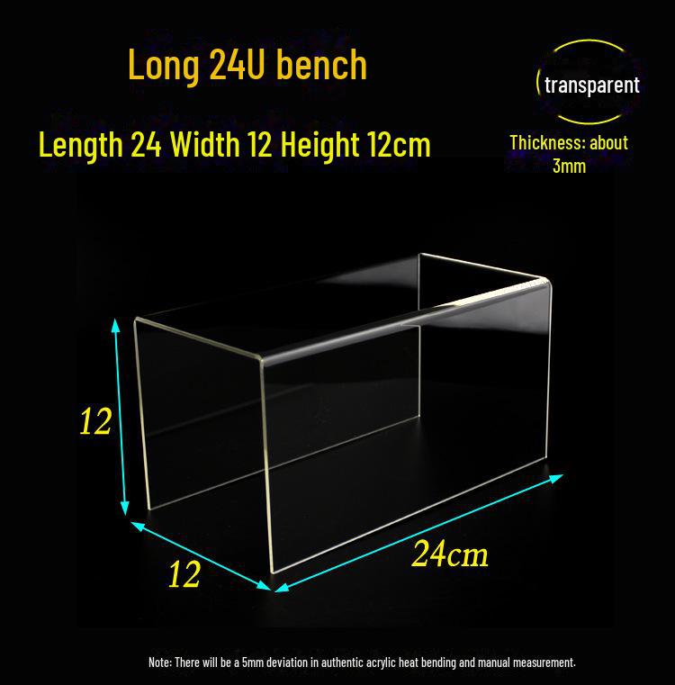Transparent Acrylic Shoe Display Rack for Adult & Children's Shoes