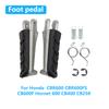 Motorcycle Front Footrest Foot Pegs Pedals Foots Bracket Accessories For Honda CBR600 CBR600FS CB600F Hornet 600 CB400 CB250
