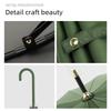 16-Rib Wind-Resistant Straight and Curved Handle Umbrella with Custom Logo