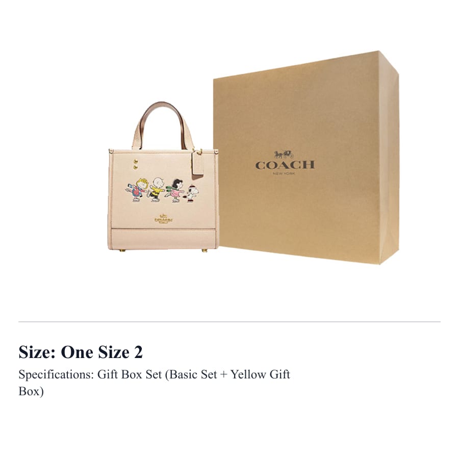COACH X Peanuts Snoopy Collaboration Dempsey