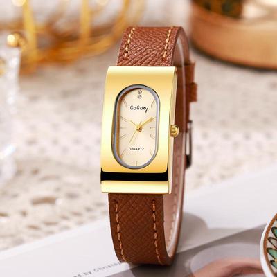 Elegante Reloj Rectangular para Mujer - Elegante y Moderno para Estudiantes y Fiestas
