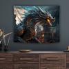 1pc Gothic Dark Fantasy Dragon Tapestry, Polyester Fabric, Machine Washable, Suitable for Bedroom Living Room Decoration
