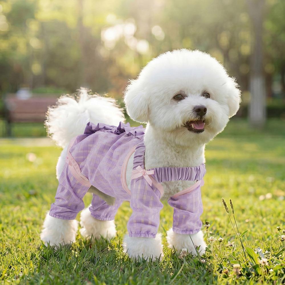Full Leg Protection Pet Strolling Going Out Pants Full Package Dust-proof Dog Dust Pants Adjustable Waterproof Four Legged Cover