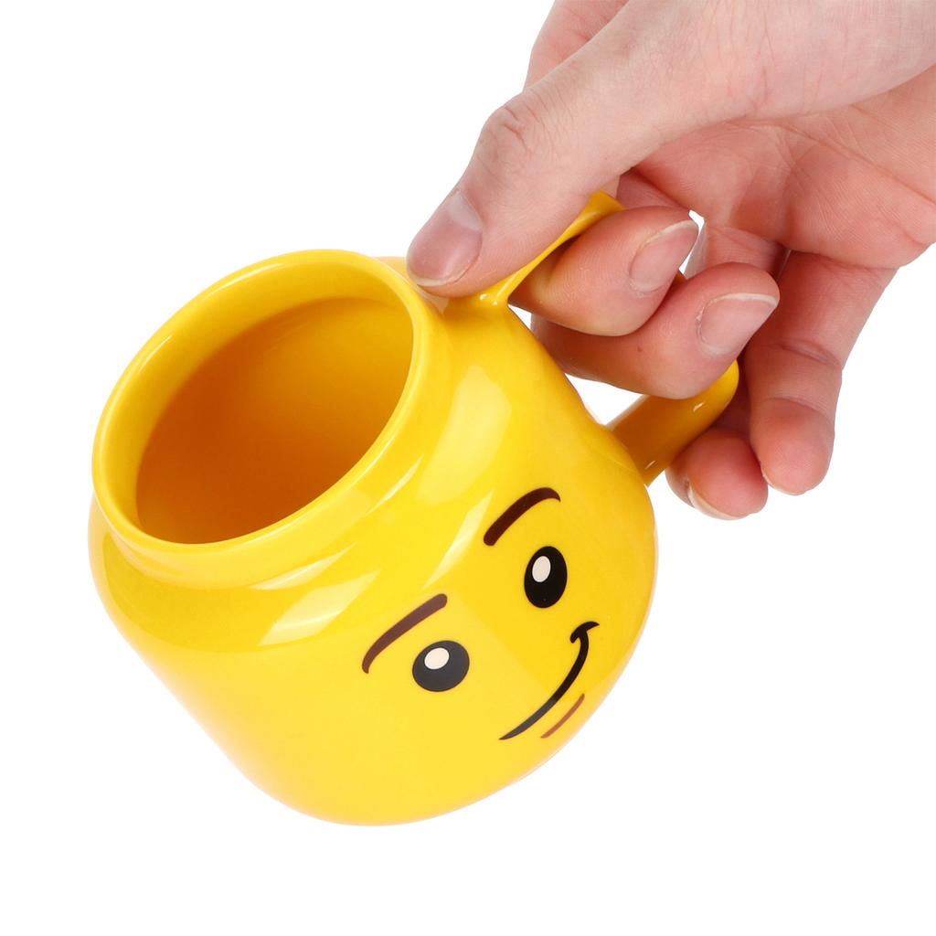 Ceramic Cup Yellow Cartoon Water Cup 300ml Coffee Milk Tea Mug Gift for Home Office