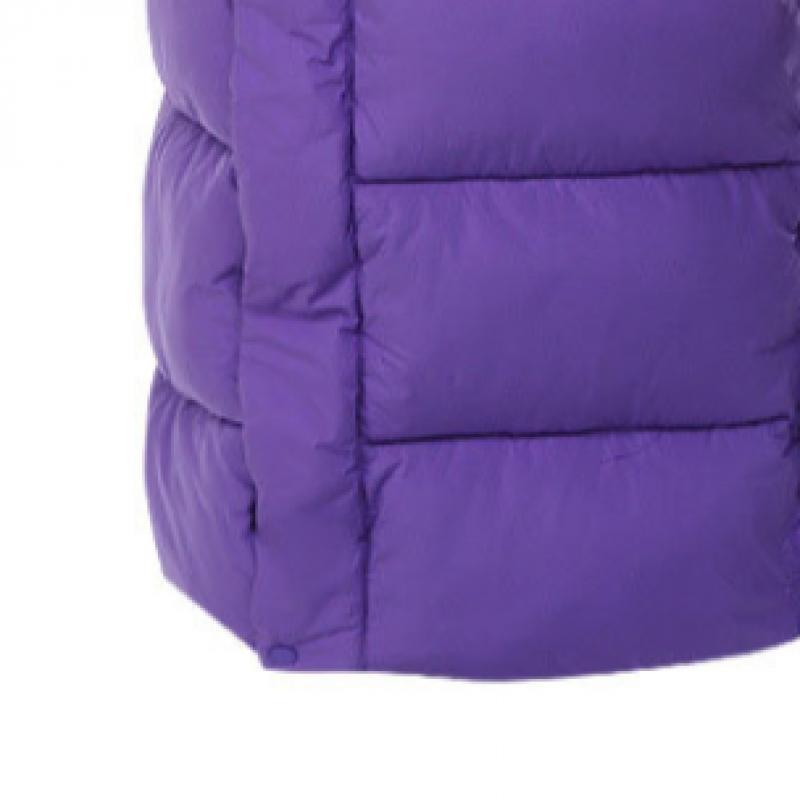 Puma Yutu Men woMen Winter Cold Weather Long Padded Jumper Bench Coat Purple