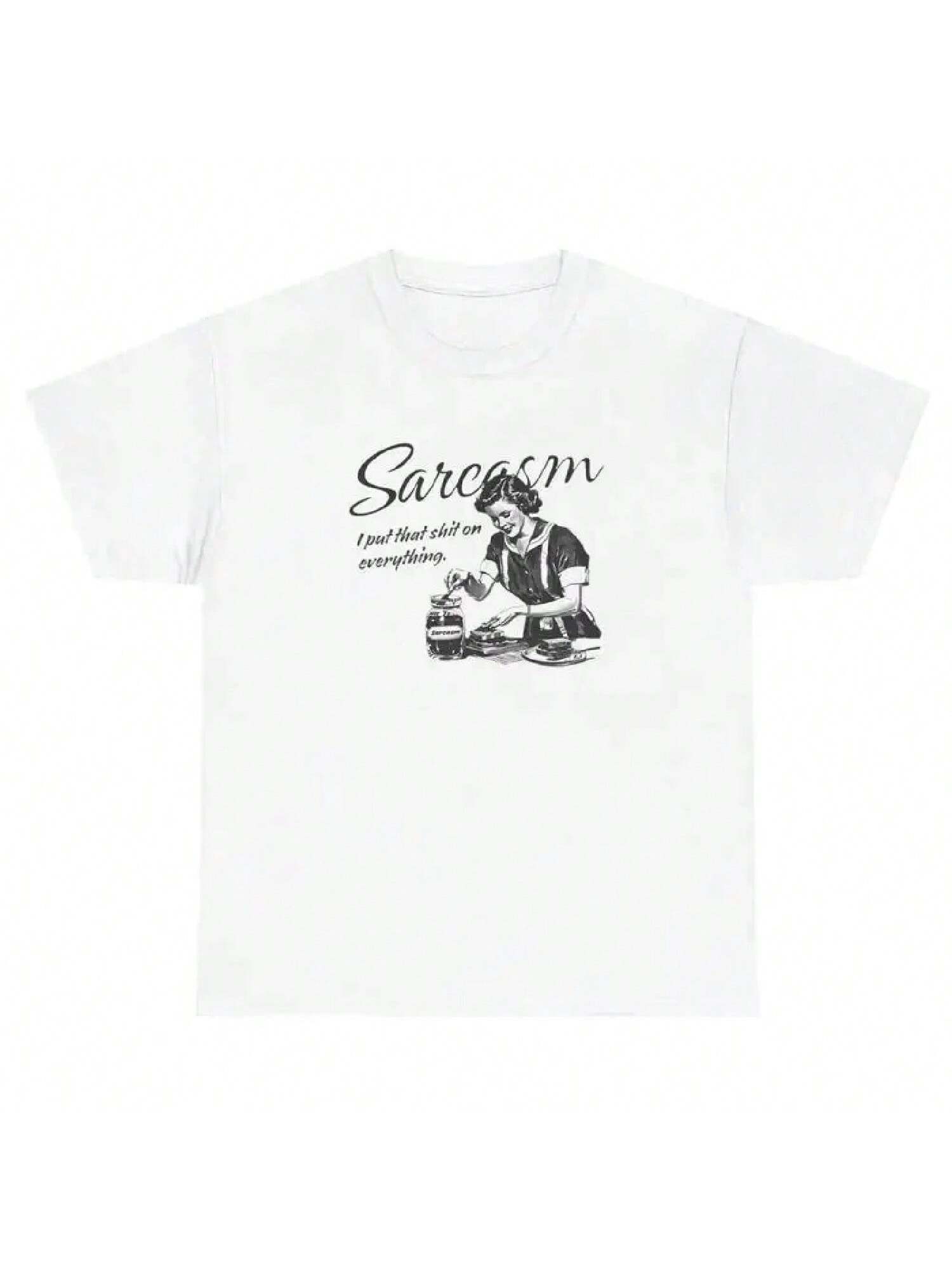 Sarcasm I Put That Sh T On Everything T Shirt Funny Sarcastic Novelty Tee S разноцветный