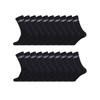 Pack of 20 Pairs of Men's Tennis Socks - Black