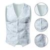 Männer Weste Mantel Ärmellos Blumendruck Formale Slim Fit Strickjacke Hochzeit Party V-ausschnitt Plus Größe Einreiher Bräutigam Weste Männer Kleidung