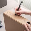 Deli A4 Kraft Paper Punch File Folder