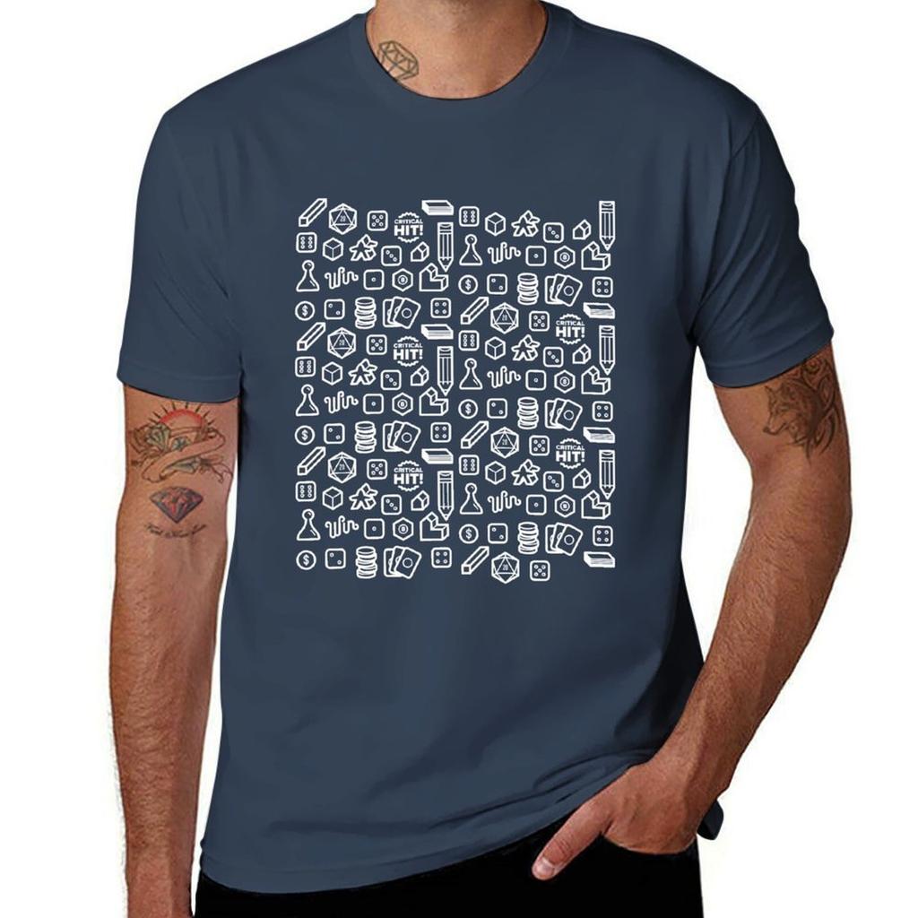 Board Game Pieces Inverted Tshirt Casual Basic Street Style Tshirt
