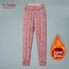 YUZHAOLIN Women's High-Waist Thickened Cotton Warm Pants