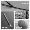 Automatic Umbrella Carbon Fiber Umbrella Handle Advanced Sense Men's Oversized Reinforced Double Business Long-handled Umbrella with Logo