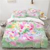 Bedding Set Digital Print Comfortable Duvet Cover for Home Bedroom Decoration, 1 Duvet Cover and 2pillowcase with Zippers