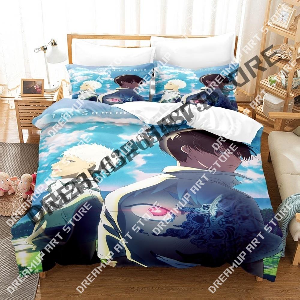 3D Print The Summer Hikaru Died Bedding Set Twin Queen King Full Size Duvet Cover Pillowcase Bed boys girls Adult Home Textiles