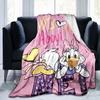 Cute Cartoon Daisy Duck Blanket Soft and Comfortable Perfect for Home Décor Bedroom Living Room and Sofa Throw
