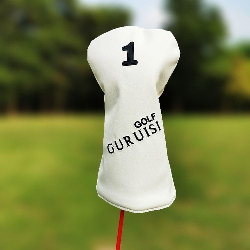 PU Leather For Driver Golf Club Cover Golf Rod Sleeve Fairway Putter Golf Woods Head Cover