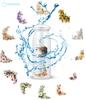50Pcs/Set Healing Flower Frame Series 04 PET Stickers Waterproof DIY Fashion Doodle Decals Stickers