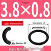 Durable Nitrile Rubber O-Ring, Wire Diameters 0.4-0.8mm, Waterproof & Wear-resistant Sealing Ring