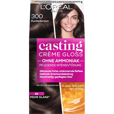L'Oreal Casting Cream Gloss Haarfarbe Dunkelbraun 300