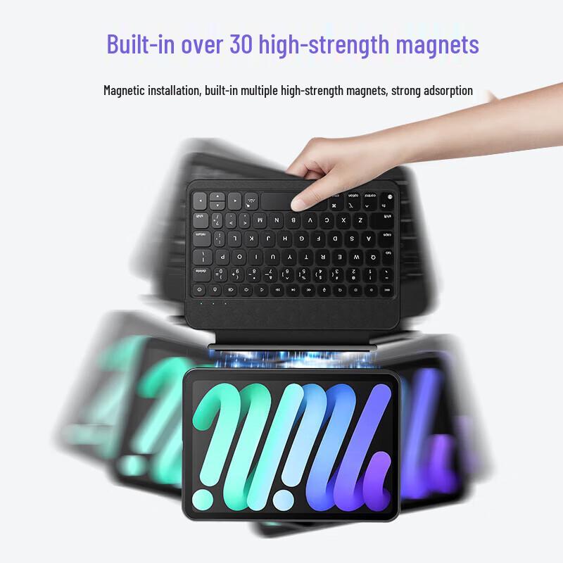 Custodia Tastiera Magnetica Roar Monkey per iPad Mini 6/7