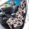 Brown Cow Print Sweat Towel Car Seat Cover Universal Non-Slip for Car Truck SUV Seat,1 Pack,Easy to Install and Washable