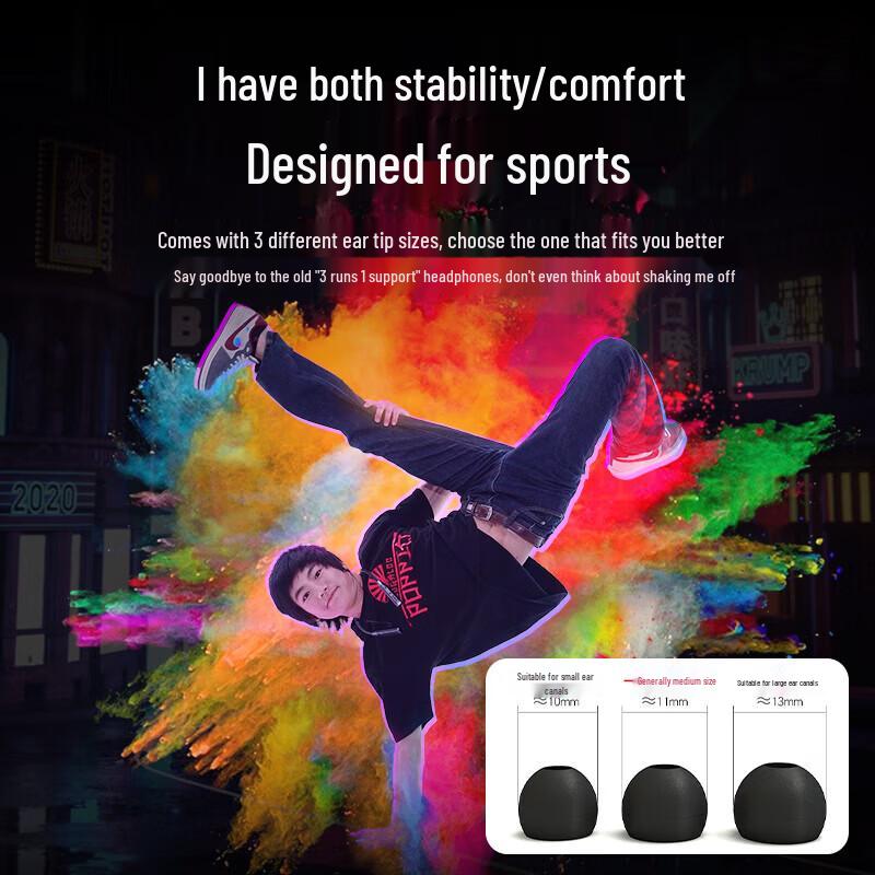 OKSJ Wireless Neckband Bluetooth Sports Earphones