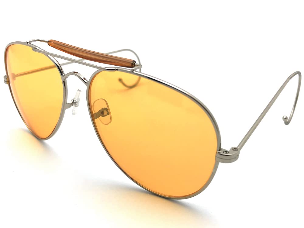 AIR FORCE PILOT TEARDROP SUNGLASS Air Force Pilot Teardrop YELLOW [SPEED ADDICT] U.S. (US Sunglasses)