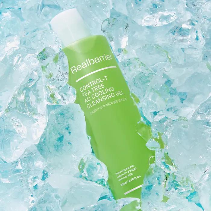 Real Barrier Control-T Tea Tree AC Cooling Cleansing Gel 200ml (+Cleansing Foam 30ml+5 Sachets)