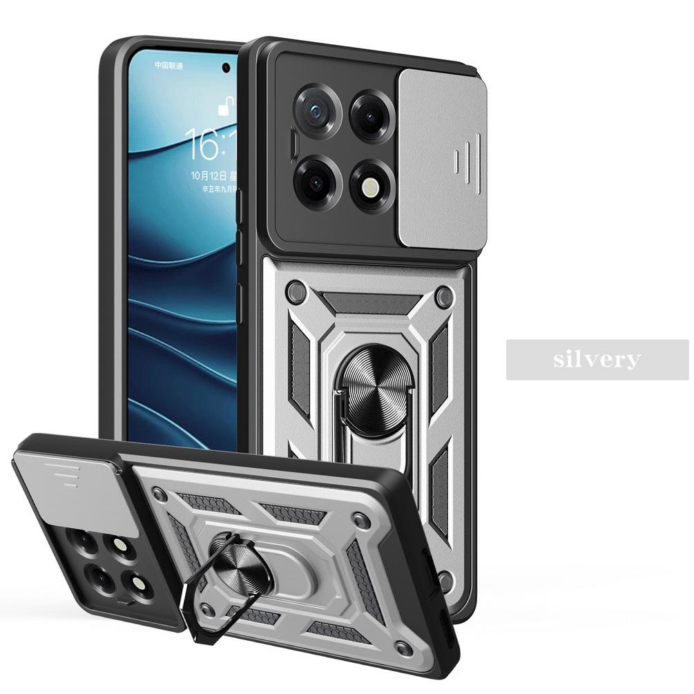 Camera Protect Case for Tecno Camon 30S Camon30 Premier Camon 30 Pro 20 Pro 19 18 18P Armor Hybrid Metal Ring Holder Back Cover