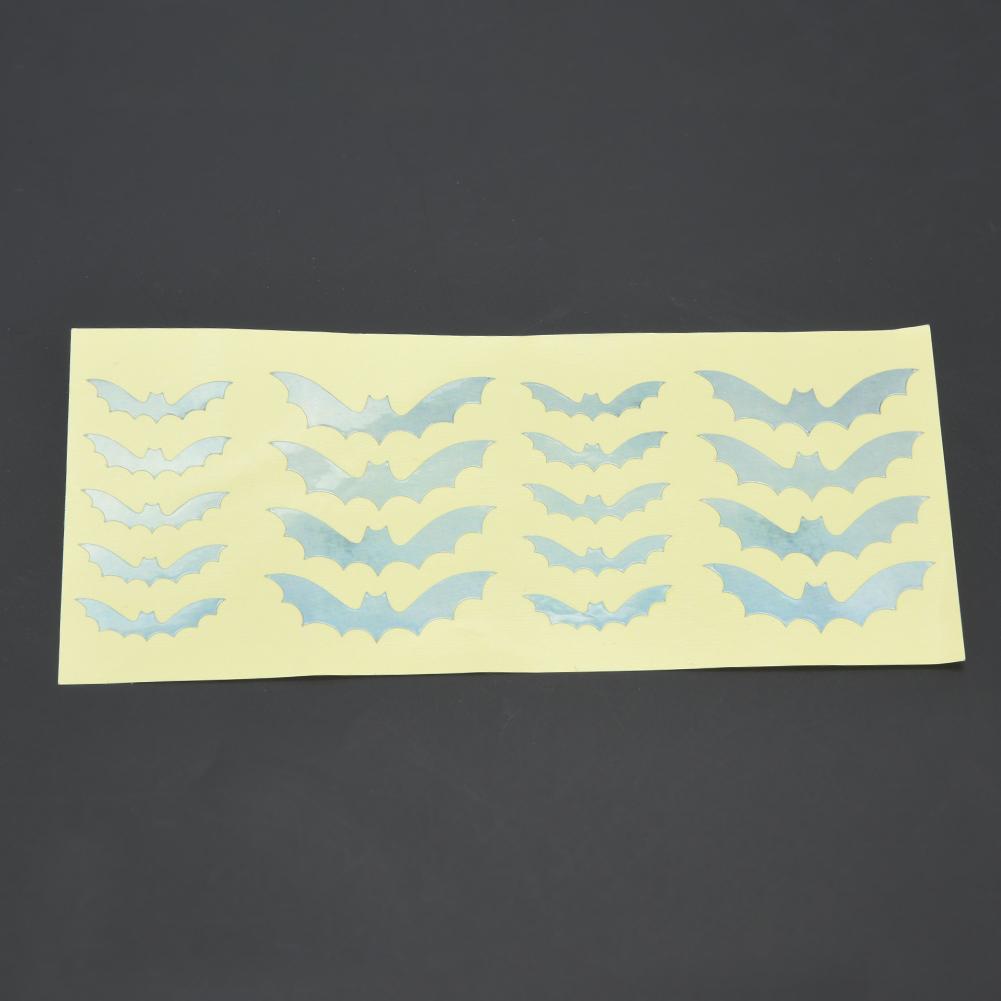 Bat Pattern Guitar Fretboard Decor Inlay Stickers Adhesive Marker for Acoustic Electric Guitar