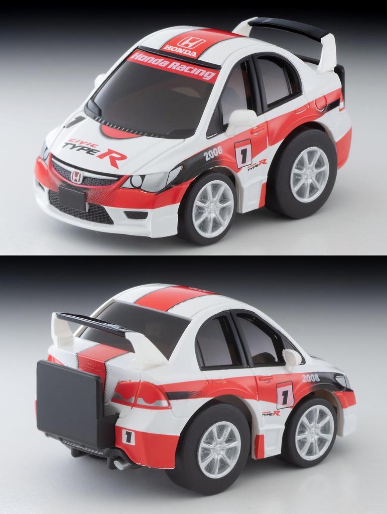 TOMYTEC Zero Z63d Honda Civic Type R Race Finished Product Choro-Q (FD2) One-Make Specification,
