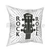Rock Pillow Case Printed Home Soft Throw Pillow Hard Music Sound And Roll Fan