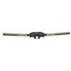 Manubrio per Bicicletta da 620mm Lega di Alluminio Manubrio Modificato Bicicletta Barra Pieghevole per Mountain Bike Nero Giallo