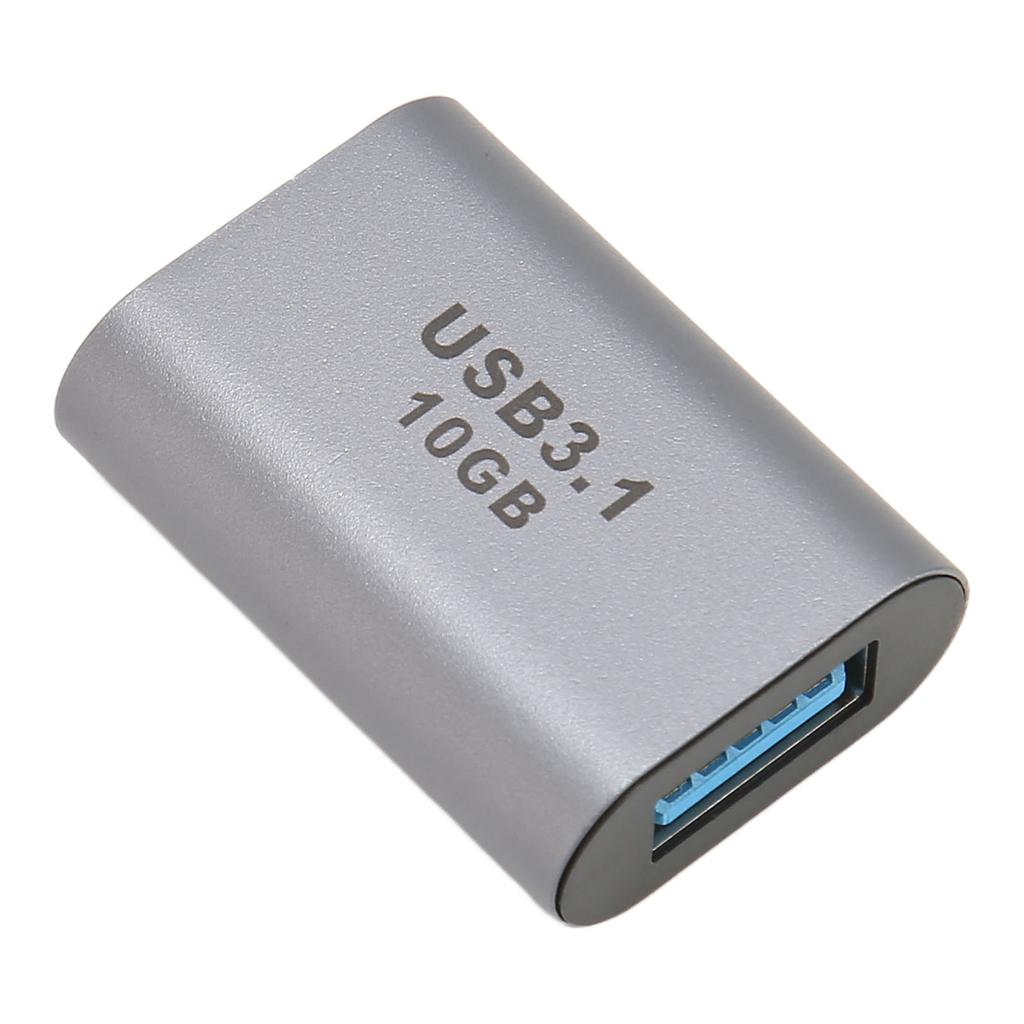 Адаптер USB 3.1 на Type C гнездо-гнездо 10 Гбит/с Plug and Play Адаптер USB A на USB C для телефона