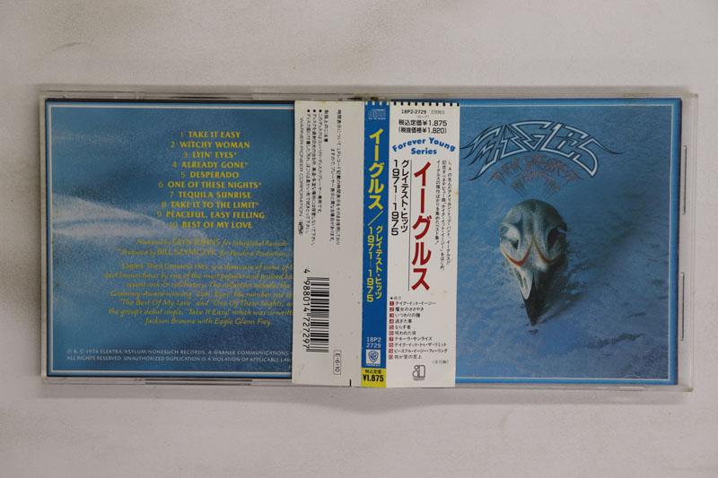 

CD EAGLES Their Greatest Hits 19711975 18P22729 Asylum Records 1989 Japan Obi Rock Used