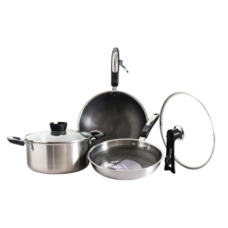 Urban Lady 3-Piece Stainless Steel Cookware Set