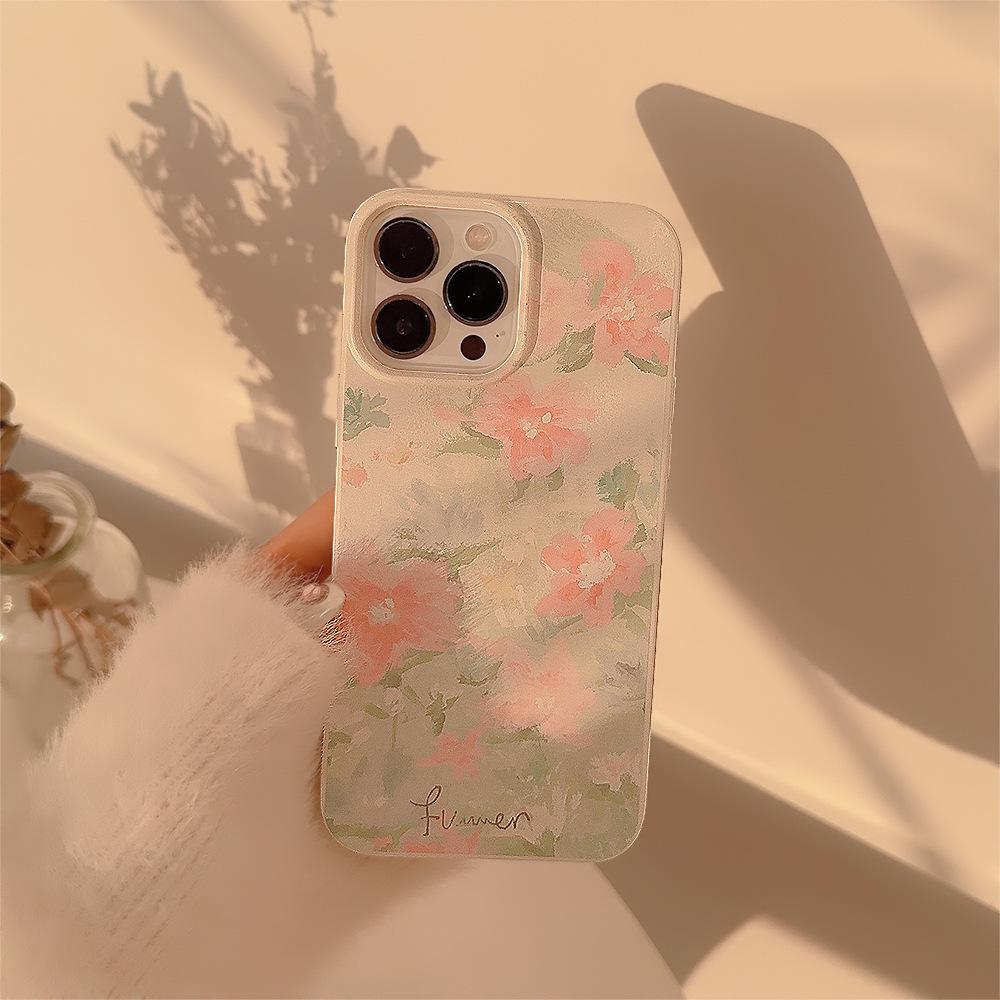 Art Oil Painting Style Case for iPhone 13 iPhone 15 iPhone 16 Pro Max