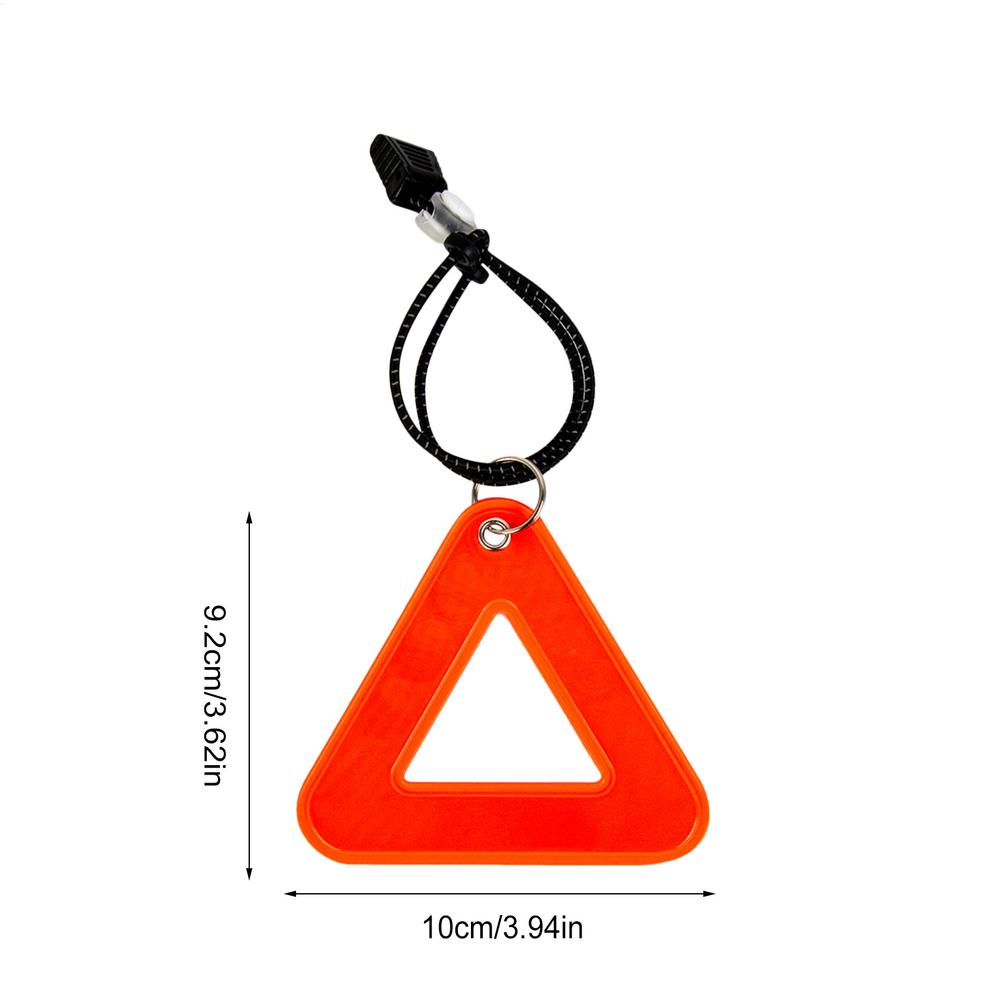 1PC Reflective Safety Hanging Tag w Elastic Cord Bike Night Visible Riding Safety Accessories for Bicycle Backpack Strap Bags