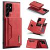 M2 para Samsung S24 Ultra Estuche protector de cuero con soporte para tarjetas con succión magnética Estuche para teléfono móvil dividido dos en uno S23 Ultra