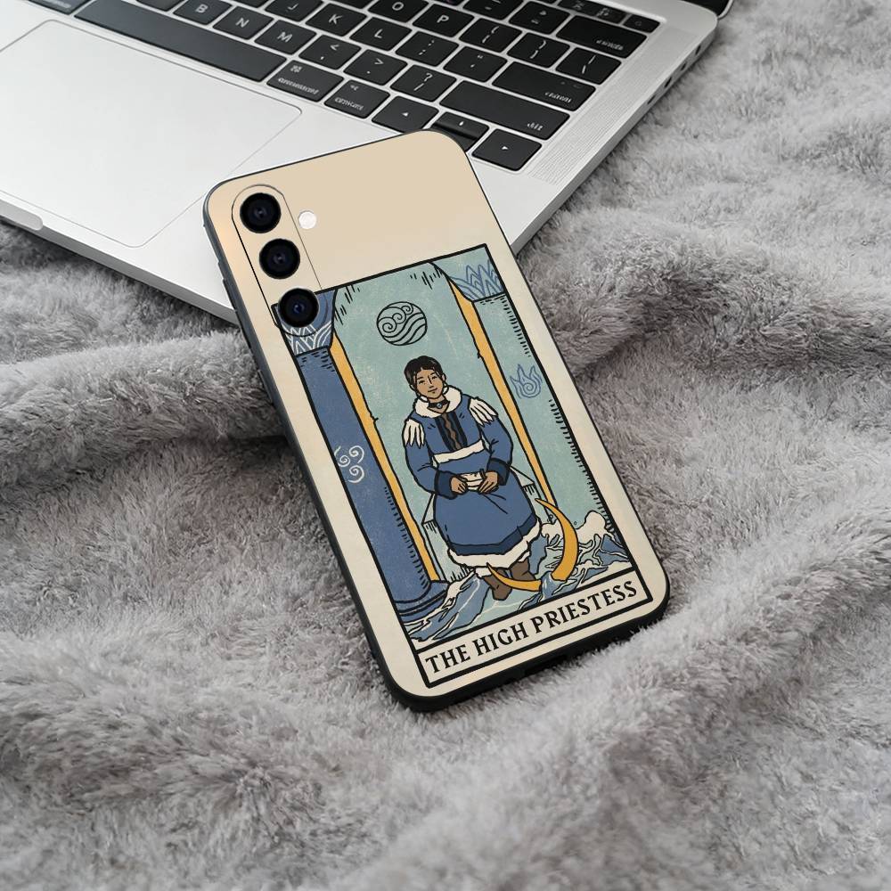 Avatar Tarot Black Soft Silicone Phone Case for Samsung Galaxy A73, A71, A72, A70, A53, A52, A51