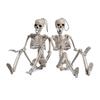 Judamas Helovino skeletas Viso kūno Helovino skeletas Kabinami Siaubingi skeletai Helovinui Namui su vaiduokliais Šventei Namams
