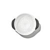 OXO 3-Quarter Plastic Colander with Legs, White, with Efficient Draining Design