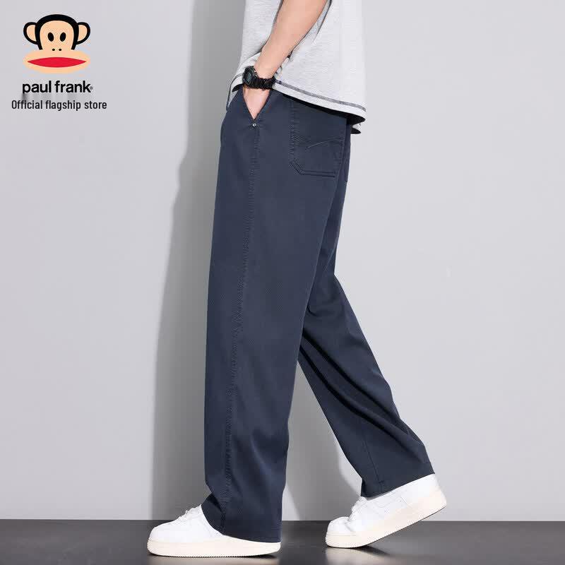 paul frank Men's Tencel Blend Straight-Leg Casual Pants