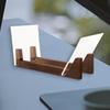 Holder Beech Acrylic Ends Album Collection Stand