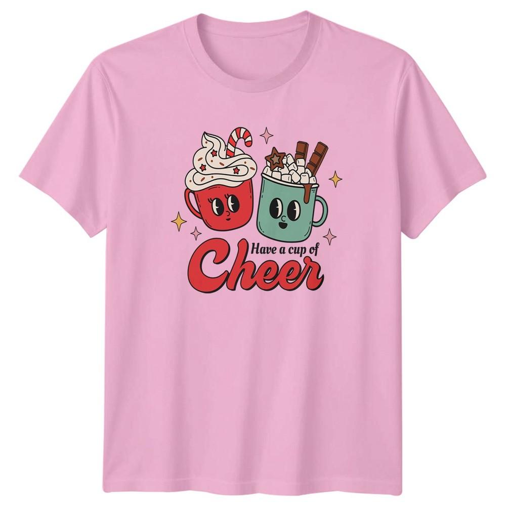 Have A Cup Of Cheer Christmas Holidays Mugs Unisexs TShirt Unisexs Tee Graphic Top